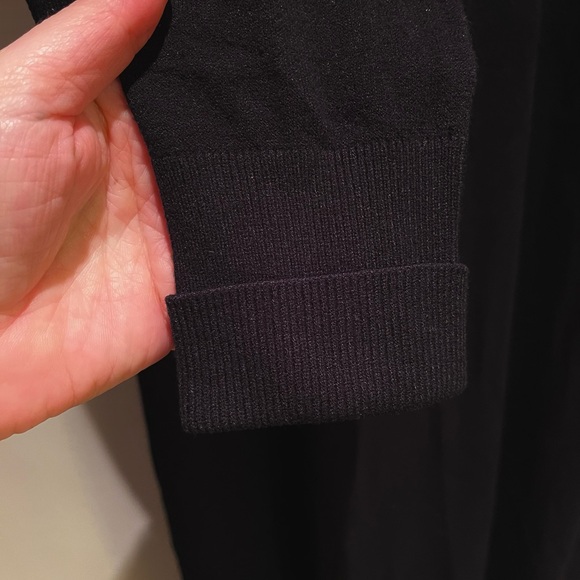 Simona Barbieri Twin-Set Black Long Cardigan/Sweater Dress - Picture 9 of 11